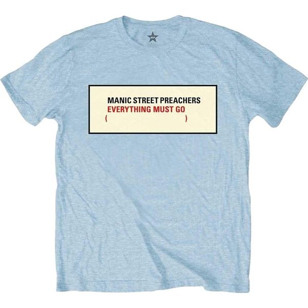 Manic Street Preachers - Maglietta "Everything Must Go"" Per Bambini/Donne Unisex RO9487 (S) (Blau)"-image