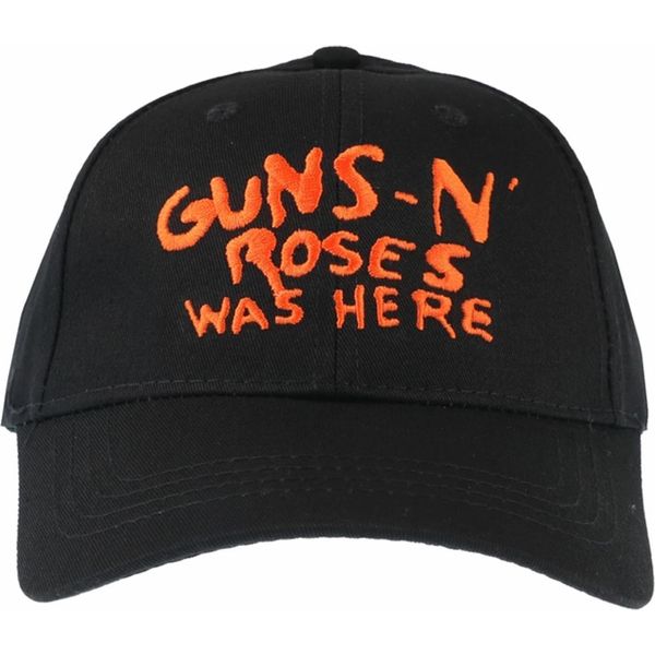 Guns N Roses - Cappellino Da Baseball "Was Here"" Per Uomo/Donna Unisex RO9482 (Taglia Unica) (Nero/Arancione)"-image