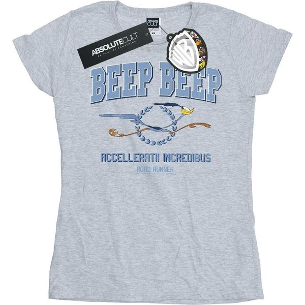 Looney Tunes - Maglietta "Beep Beep"" Da Donna BI27778 (L) (Grigio)"-image