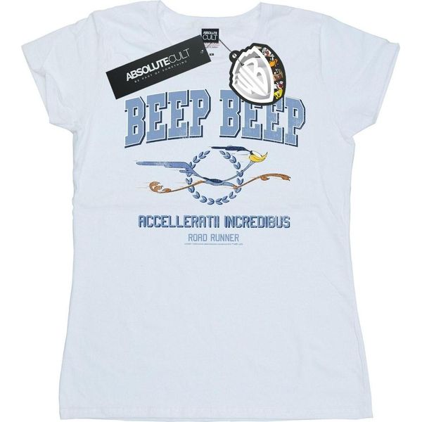 Looney Tunes - Maglietta "Beep Beep"" Da Donna BI27778 (Xl) (Bianco)"-image