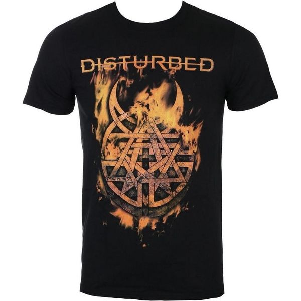 Disturbed - Maglietta "Burning Belief"" Per Uomo/Donna Unisex RO6774 (Xxl) (Nero)"-image