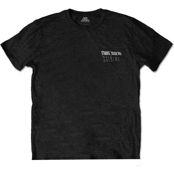 Imagine Dragons - Maglietta Logo Per Uomo/Donna Unisex RO6950 (Xl) (Nero)-image