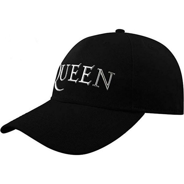 Queen - Cappello Da Baseball Per Uomo/Donna Unisex RO6947 (Taglia Unica) (Nero/Argento Sonoro)-image