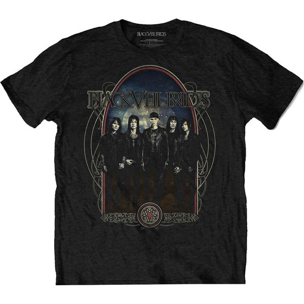 Black Veil Brides - Maglietta "Ornaments"" Per Uomo/Donna Unisex RO6751 (L) (Nero)"-image
