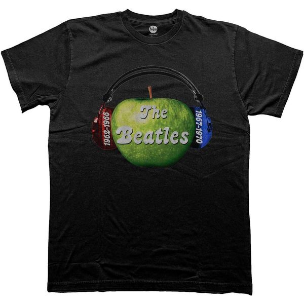 The Beatles - Maglietta "Listen To The Beatles"" Per Uomo/Donna Unisex RO9387 (M) (Nero)"-image