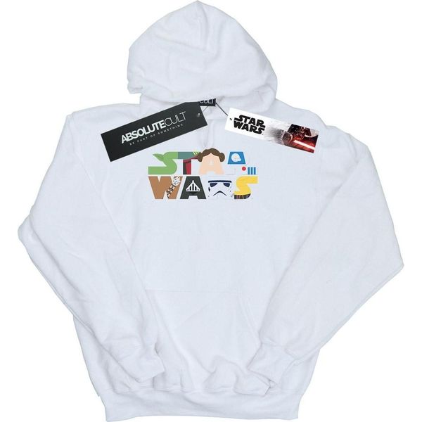Star Wars - Felpa Con Cappuccio Per Ragazzi BI12422 (152-158) (Bianco)-image