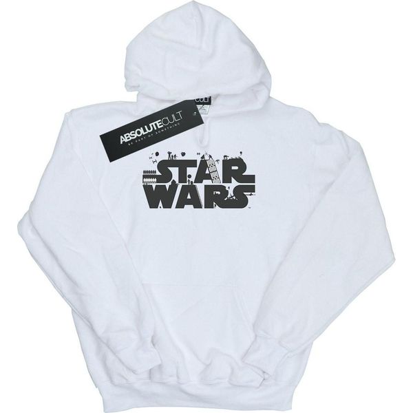 Star Wars - Felpa Con Cappuccio Per Ragazzi BI11998 (152-158) (Bianco)-image
