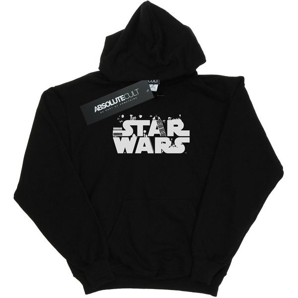 Star Wars - Felpa Con Cappuccio Per Ragazzi BI11998 (128) (Nero)-image