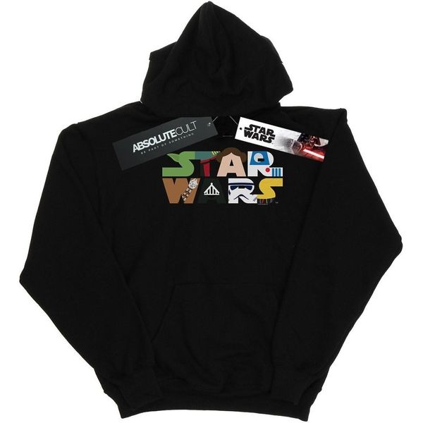 Star Wars - Felpa Con Cappuccio Per Ragazzi BI12422 (128) (Nero)-image