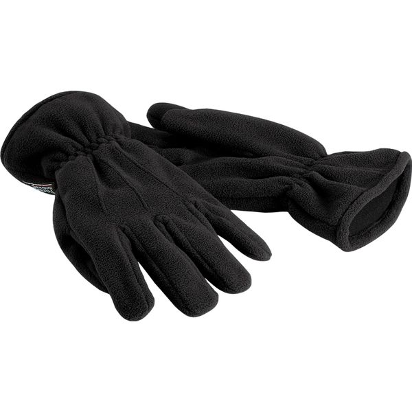 Beechfield - Guanti Unisex Uomo/Donna, Thinsulate Suprafleece BC5402 (L-XL) (Nero)-image
