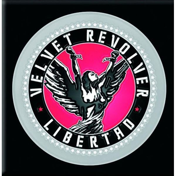 Velvet Revolver - Magnete Da Frigo "Libertad"" RO6846 (Taglia Unica) (Nero/Grigio/Rosa)"-image