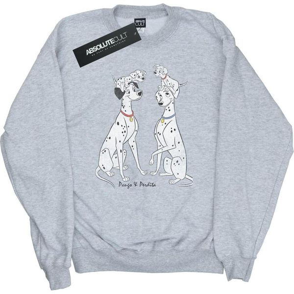 Disney - Felpa "101 Dalmati Pongo E Perdita"" Per Bambini BI16398 (M) (Grau)"-image