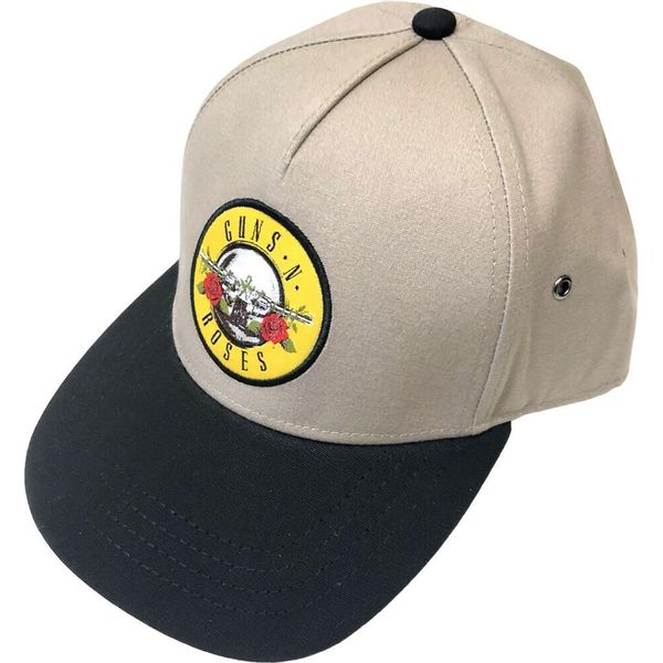 Guns N Roses - Cappellino Snapback Logo Per Uomo/Donna Unisex RO7199 (Taglia Unica) (Nero/Sabbia)-image