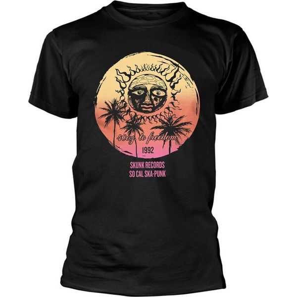 Sublime - Maglietta "Skunk Records"" Per Uomo/Donna Unisex RO7261 (L) (Nero)"-image
