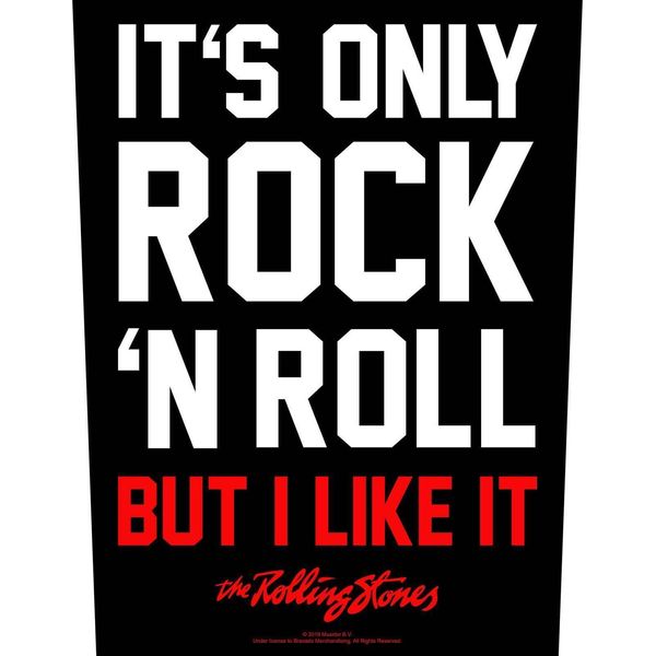 The Rolling Stones - Toppa "It's Only Rock N Roll"" RO7268 (Taglia Unica) (Nero/Bianco/Rosso)"-image