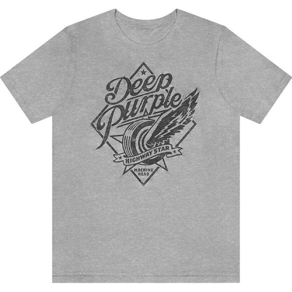 Deep Purple - Maglietta "Machine Head"" Per Uomo/Donna Unisex RO7309 (L) (Grigio)"-image