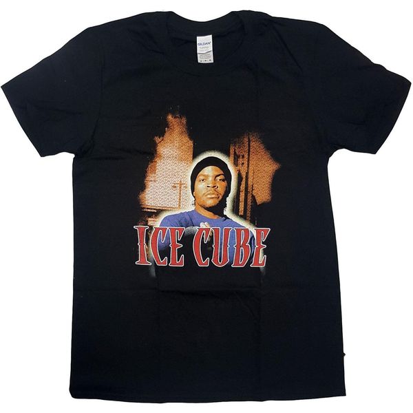 Ice Cube - Maglietta "Bootleg"" Per Uomo/Donna Unisex RO7411 (S) (Nero)"-image