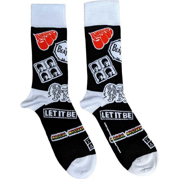 The Beatles - Calzini Per Uomo/Donna Unisex RO7441 (40,5 Eu - 45,5 Eu) (Nero)-image