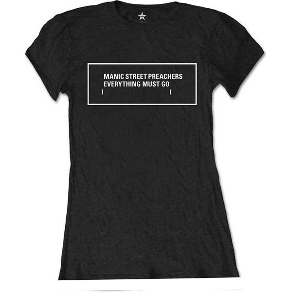 Manic Street Preachers - Maglietta "Everything Must Go"" Da Donna RO7451 (Xl) (Nero/Bianco)"-image