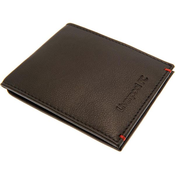 Liverpool Fc - Portafoglio In Pelle Goffrata TA11265 (Taglia Unica) (Nero)-image