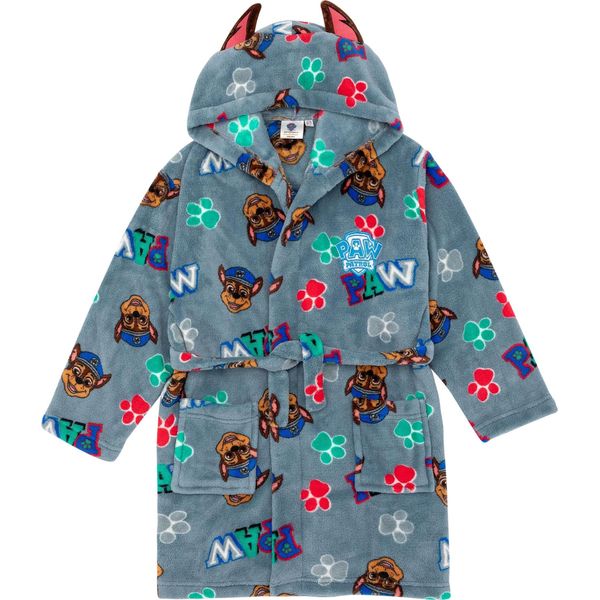 Paw Patrol - Vestaglia Con Cappuccio Per Bambini NS7499 (104) (Blu)-image