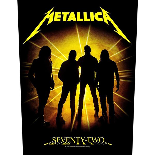Metallica - Toppa "72 Seasons"" RO5691 (Taglia Unica) (Nero/Giallo)"-image