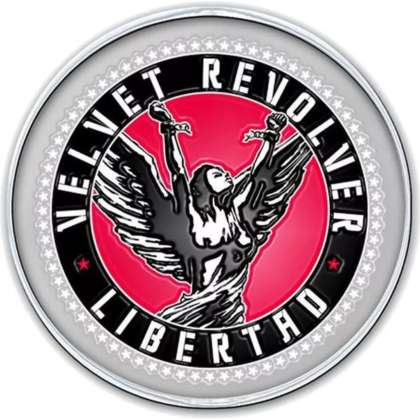 Velvet Revolver - Distintivo "Libertad"" - Metallo RO7663 (Taglia Unica) (Grigio/Nero/Rosso)"-image