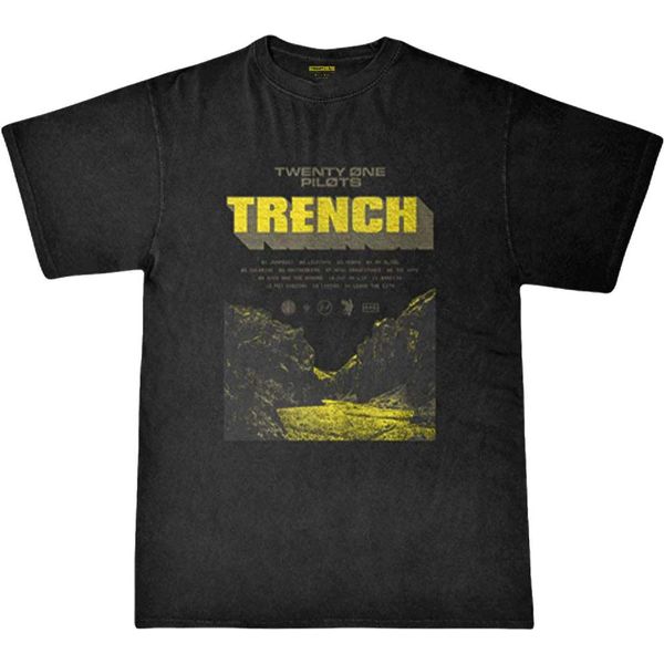 Twenty One Pilots - Maglietta "Trench Cliff"" Per Bambini/Donne Unisex RO7861 (Xl) (Schwarz)"-image