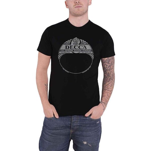 Decca Records - Maglietta "Supreme"" Per Uomo/Donna Unisex RO7873 (S) (Nero)"-image