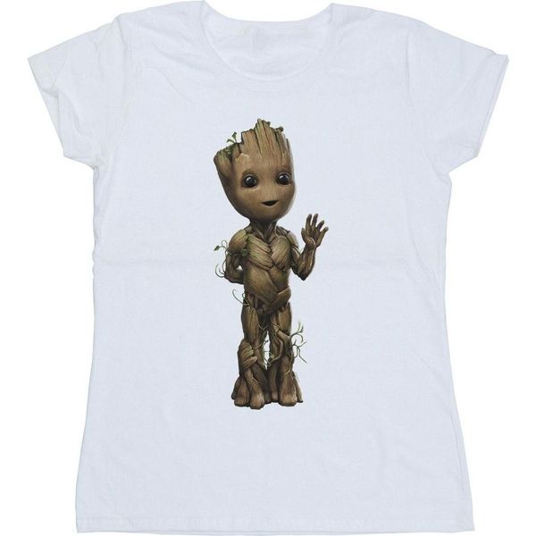 Marvel - Maglietta "I Am Groot"" Da Donna BI30512 (Xl) (Bianco)"-image