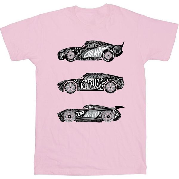 Disney - Maglietta "Cars"" Per Ragazzi BI12126 (152-158) (Rosa Baby)"-image