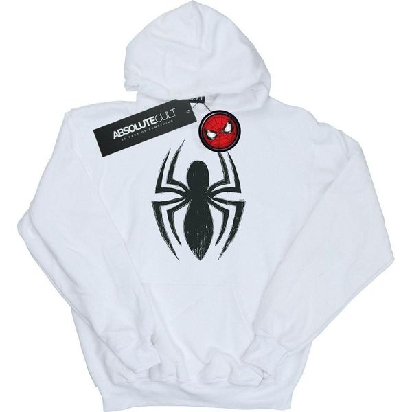 Marvel - Felpa Con Cappuccio "Ultimate Spider"" Per Ragazzi BI11757 (152-158) (Bianco)"-image