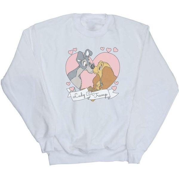 Disney - Felpa "Lady And The Tramp"" Da Donna BI12399 (Xl) (Bianco)"-image