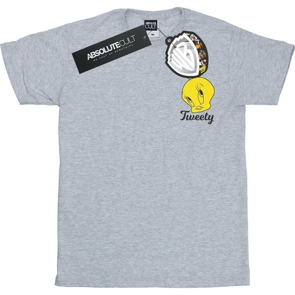 Looney Tunes - Maglietta "Tweety Pie Head"" Da Uomo BI34089 (Xl) (Grigio)"-image