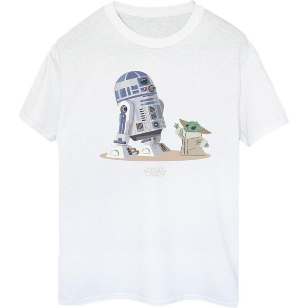 Star Wars - Maglietta "The Mandalorian"" Da Donna BI45890 (L) (Bianco)"-image