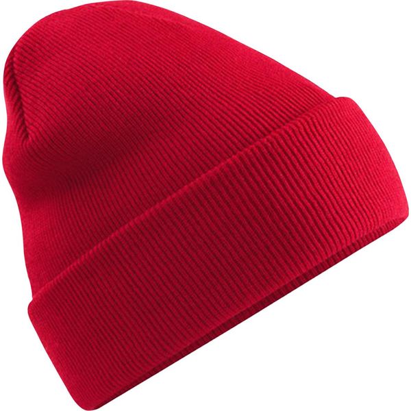 Beechfield - Berretto "Originale"" Con Polsino Per Uomo/Donna Unisex RW9273 (Taglia Unica) (Rosso)"-image