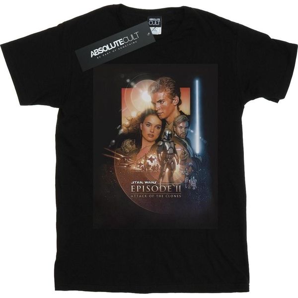 Star Wars - Maglietta "Episode Ii"" Da Uomo BI46089 (M) (Nero)"-image