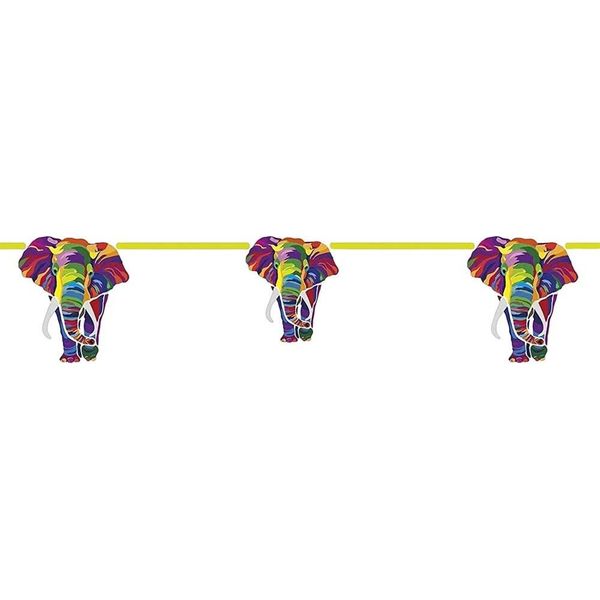 Procos - Elefante - Bandiera - Carta SG28516 (Taglia Unica) (A Colori)-image