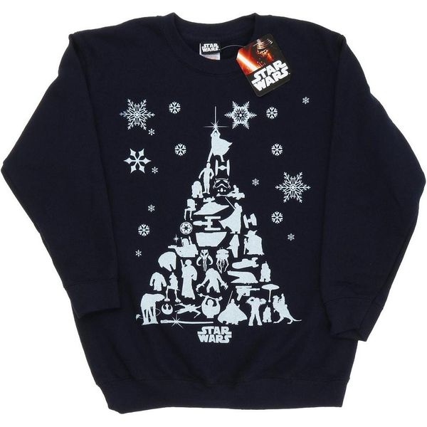 Star Wars - Felpa Per Ragazzi BI33902 (104) (Blu Navy)-image
