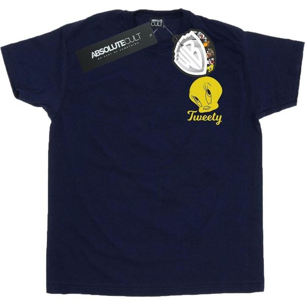 Looney Tunes - Maglietta "Tweety Pie Head"" Da Uomo BI34089 (Xl) (Blu Navy)"-image