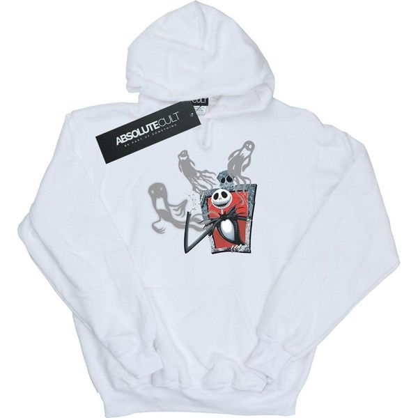 Disney - Felpa Con Cappuccio "Nightmare Before Christmas Ghosts Of Jack"" Per Ragazzi BI10971 (152-158) (Bianco)"-image