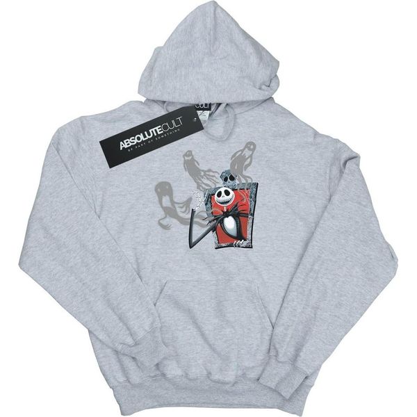 Disney - Felpa Con Cappuccio "Nightmare Before Christmas Ghosts Of Jack"" Per Bambina BI11406 (116) (Grigio)"-image
