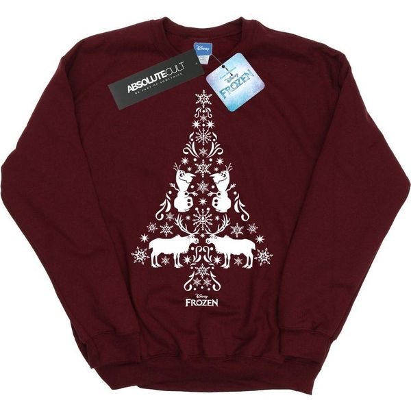 Disney - Felpa "Frozen"" Per Bambina BI18710 (116) (Rosso Borgogna)"-image