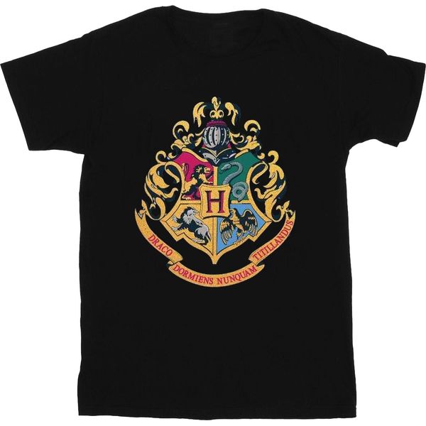 Harry Potter - Maglietta "Hogwarts"" Per Ragazzi BI20633 (152-158) (Nero)"-image