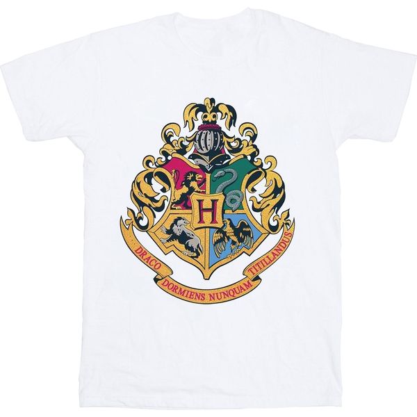 Harry Potter - Maglietta "Hogwarts"" Per Ragazzi BI20633 (152-158) (Bianco)"-image
