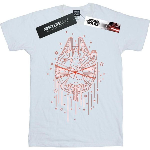 Star Wars - Maglietta "Millennium Delivery"" Da Uomo BI46660 (4XL) (Bianco)"-image