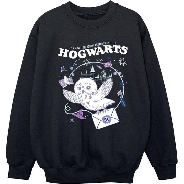 Harry Potter - Felpa "Lettera Da Hogwarts"" Per Bambina BI20833 (128) (Nero)"-image