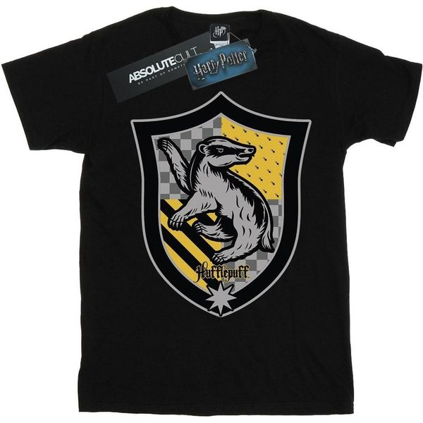 Harry Potter - Maglietta "Hufflepuff"" Per Ragazze BI21305 (128) (Nero)"-image
