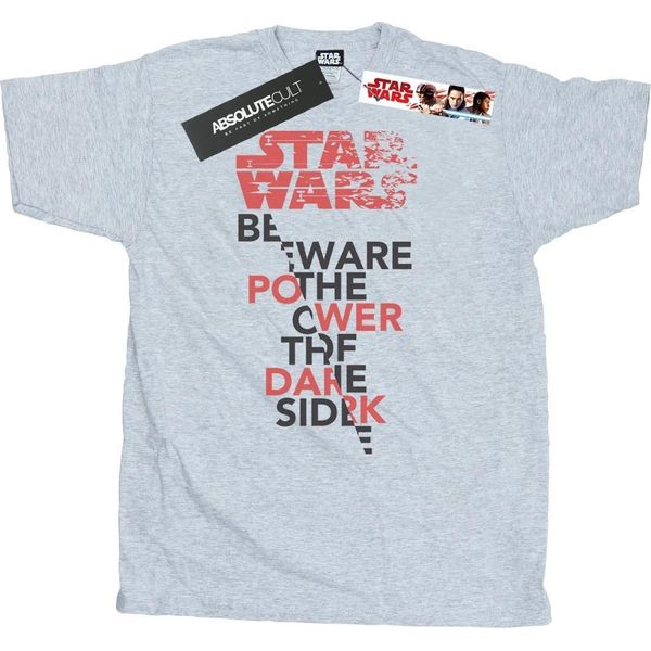 Star Wars - Maglietta "Gli Ultimi Jedi - Il Potere Del Lato Oscuro"" Per Uomo BI46943 (M) (Grigio)"-image
