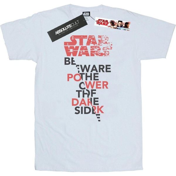 Star Wars - Maglietta "Gli Ultimi Jedi - Il Potere Del Lato Oscuro"" Per Uomo BI46943 (L) (Bianco)"-image